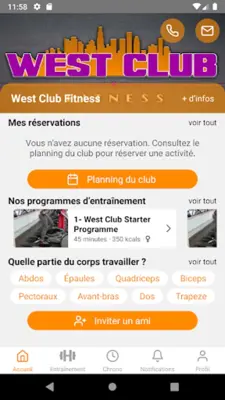 West Club Fitness Suresnes android App screenshot 2